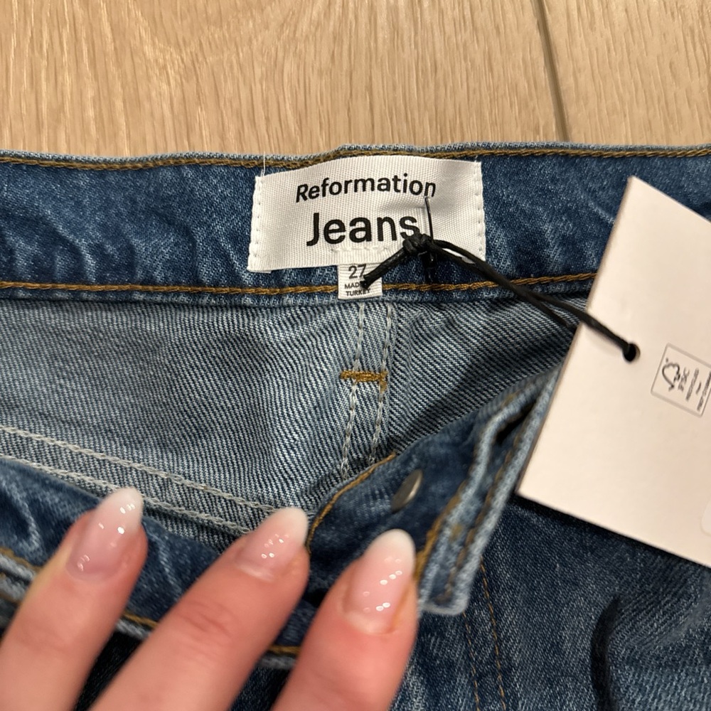 NWT reformation mia high rise bootcut 27 - Picture 3 of 6